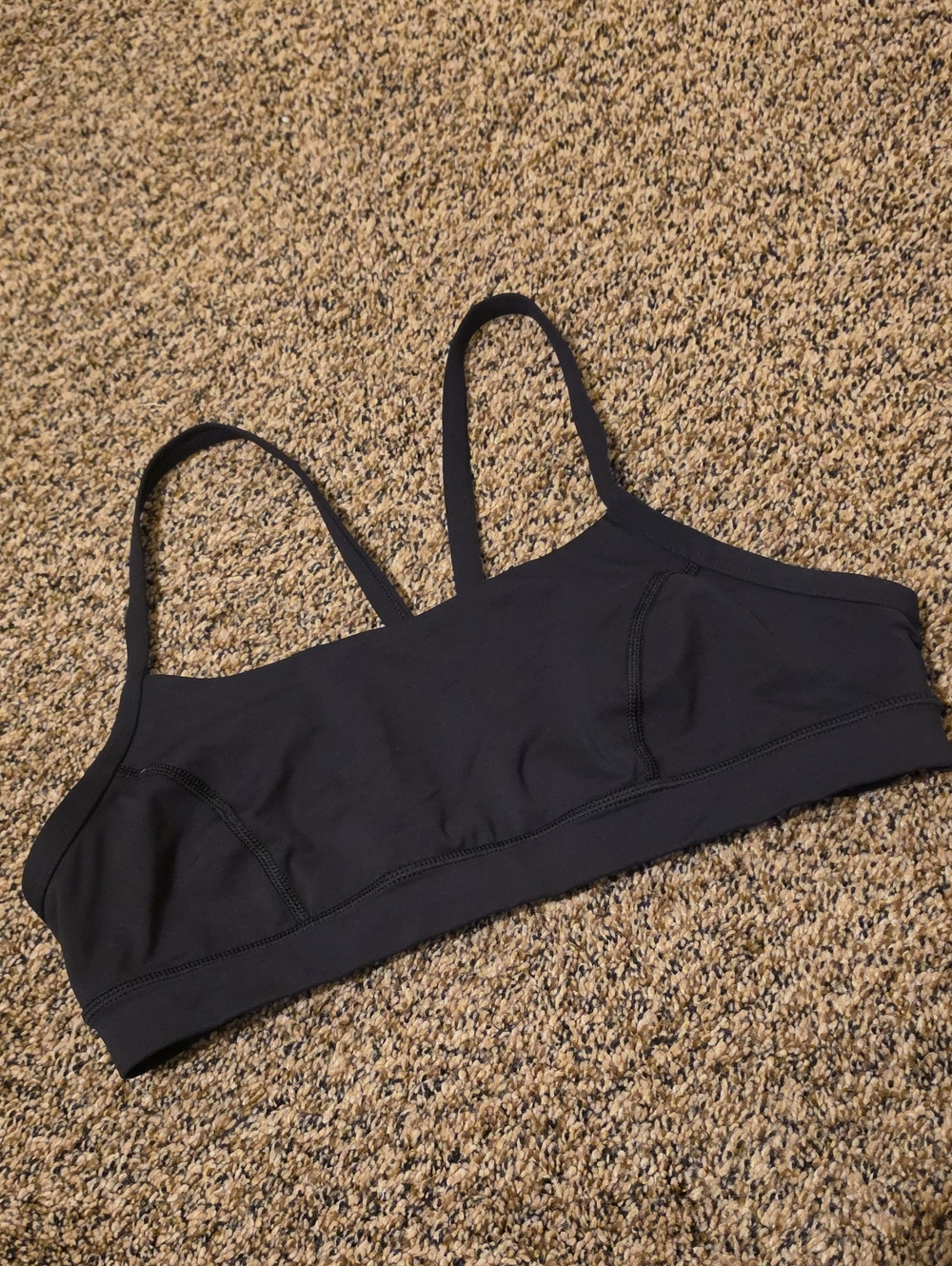 Lululemon Sports Bra Size 12 Black